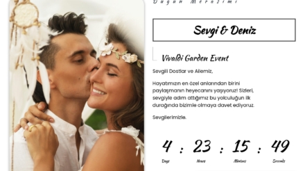 Dijital Sanal Düğün Davetiye Tasarımı 1 Organizasyon20 Denizli Organizasyon Şirketi